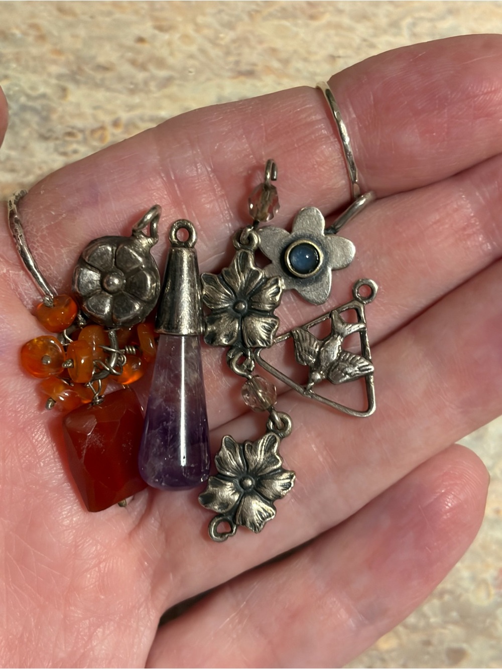 (5) Sterling Silver Charms/Pendants - Picture 10 of 13